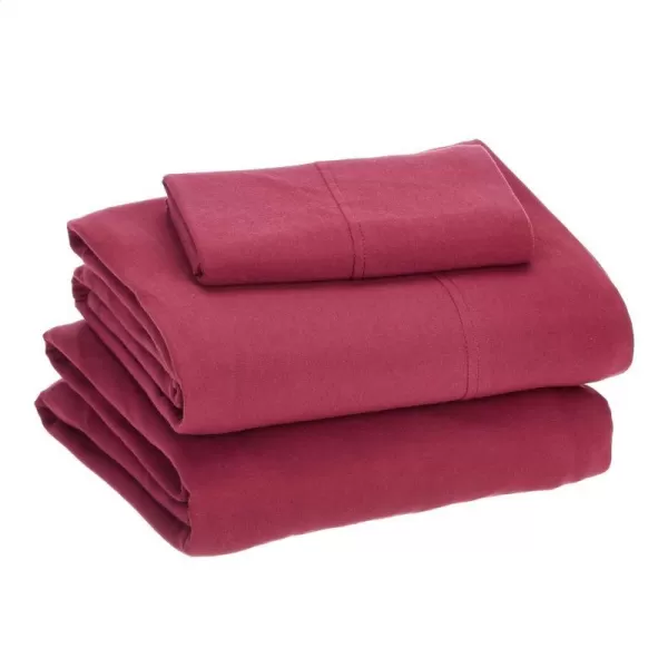 Red Twin Sheet Set