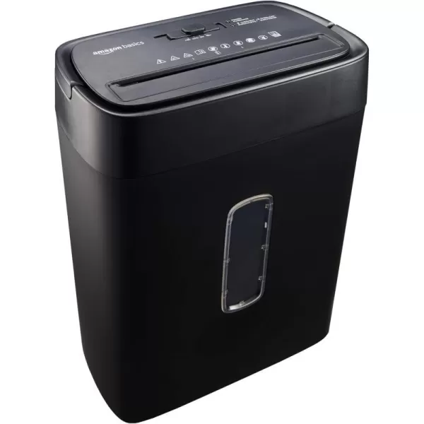 Amazon Basics Cross Cut Paper and Credit Card Shredder 12 Sheet New Model Black12 Sheet New Model
