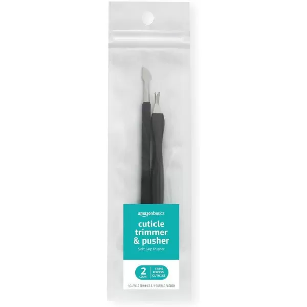 Amazon Basics Cuticle Trimmer and Pusher 2 CountAmazon Basics Cuticle Trimmer and Pusher 2 Count