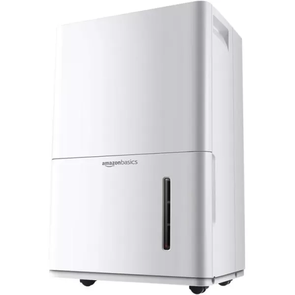 Amazon Basics Dehumidifier with Drain Pump For Areas Up to 4000 Square Feet 50Pint Energy Star Certified White35 Pint Standard