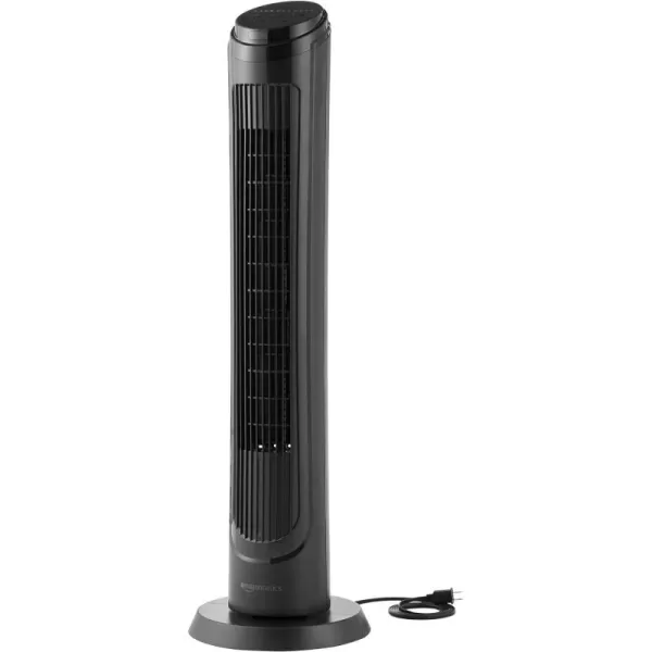 Amazon Basics Digital 4 Speed Oscillating LED Display Tower Fan with Remote Control and Timer 40 Inch BlackAmazon Basics Digital 4 Speed Oscillating LED Display Tower Fan with Remote Control and Timer 40 Inch Black
