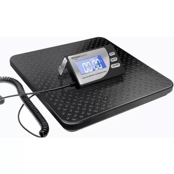 Amazon Basics Digital Postal Table Top Scale AC Adapter Counting Function 110 Pound Capacity 01 Ounce Readability Black660 lb