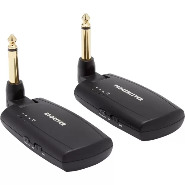 Amazon Basics Digital Wireless Guitar System TransmitterReceiver with Rechargeable Batteries BlackAmazon Basics Digital Wireless Guitar System TransmitterReceiver with Rechargeable Batteries Black
