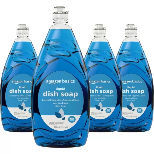 Amazon Basics Dish Soap Fresh Scent 30 fl oz Pack of 430 Fl Oz Pack of 4