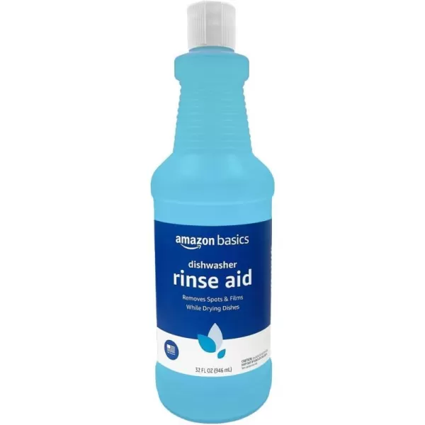 Amazon Basics Dishwasher Rinse Aid Liquid 32 Fl Oz Pack of 1Amazon Basics Dishwasher Rinse Aid Liquid 32 Fl Oz Pack of 1