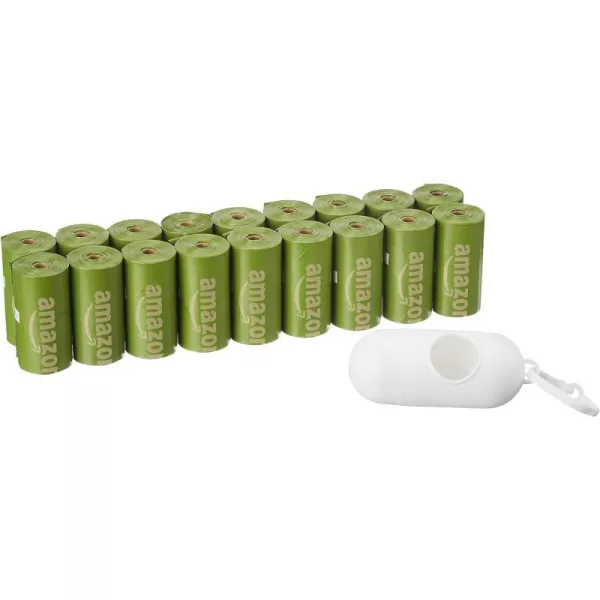 Amazon Basics Dog Poop Bags With Dispenser and Leash Clip Lavender Scented 810 Count 54 Pack of 15 13 Inch x 9 InchBrazilian Mango 270 Bags