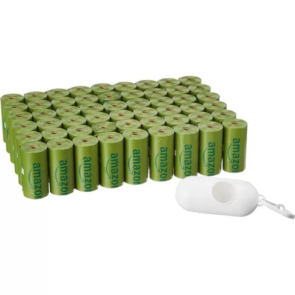 Amazon Basics Dog Poop Bags With Dispenser and Leash Clip Lavender Scented 810 Count 54 Pack of 15 13 Inch x 9 InchCucumber 810 Bags