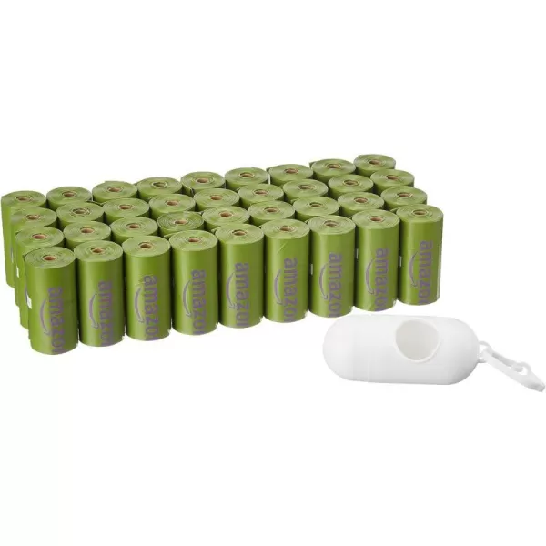 Amazon Basics Dog Poop Bags With Dispenser and Leash Clip Lavender Scented 810 Count 54 Pack of 15 13 Inch x 9 InchLavender 540 Bags