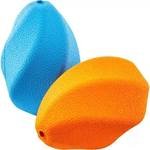 Amazon Basics Dog Treat Dispensing Enrichment Chew Toy 2Pack Large Multi colorLarge