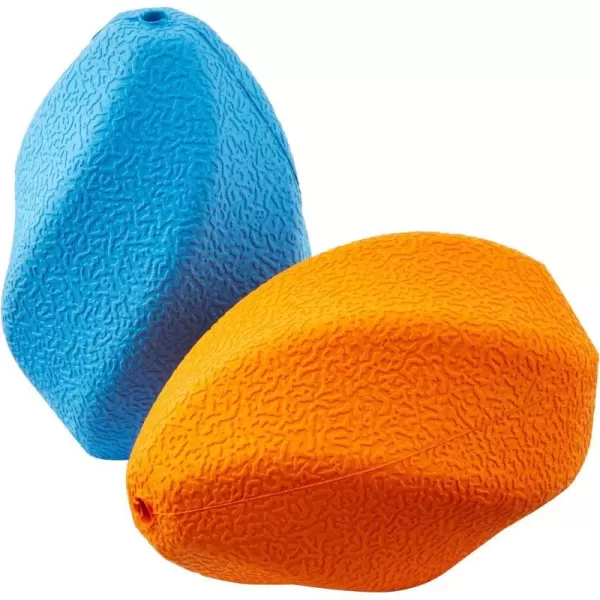 Amazon Basics Dog Treat Dispensing Enrichment Chew Toy 2Pack Large Multi colorMedium