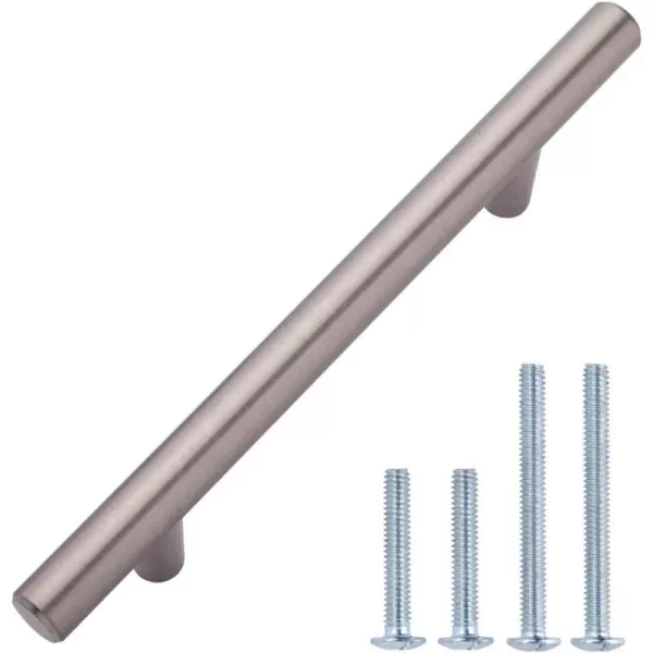 6.38 in Length (4 in Hole Center) Satin Nickel