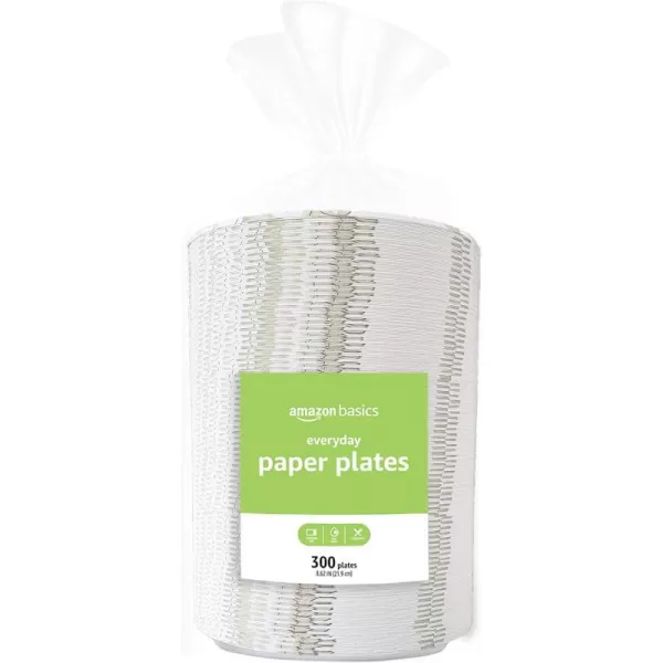 Amazon Basics Everyday Paper Plates 8 58 Inch Disposable 200 Count300 Count