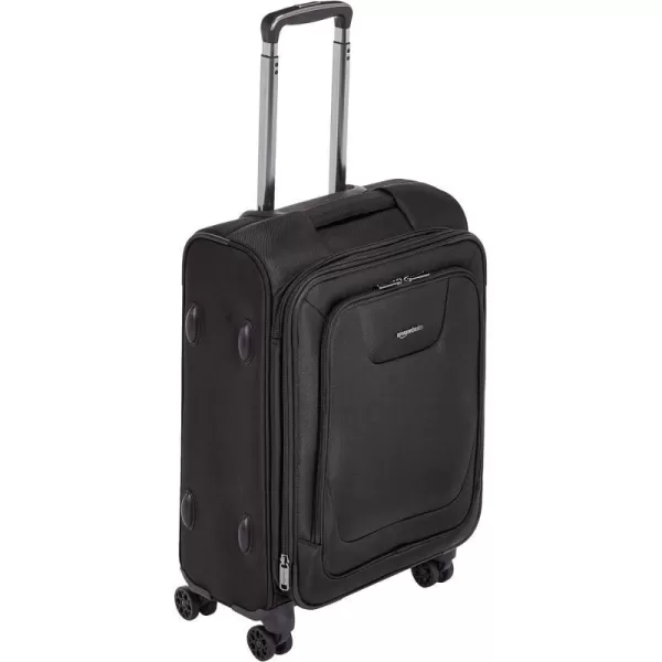 Amazon Basics Expandable Softside CarryOn Spinner Luggage Suitcase With TSA Lock And Wheels  23 Inch Black23Inch Black