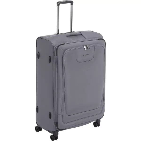 Amazon Basics Expandable Softside CarryOn Spinner Luggage Suitcase With TSA Lock And Wheels  23 Inch Black32Inch Grey