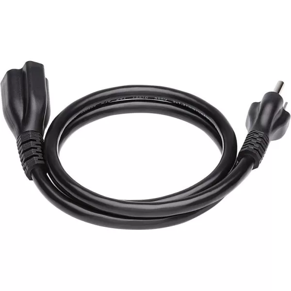 Black 3-Foot Single Extension Cord