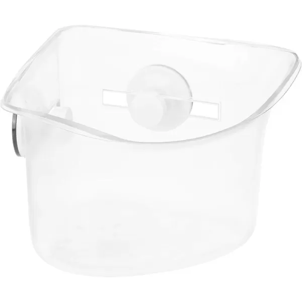 Amazon Basics ExtraStrength Suction Corner Shower CaddyCorner Basket