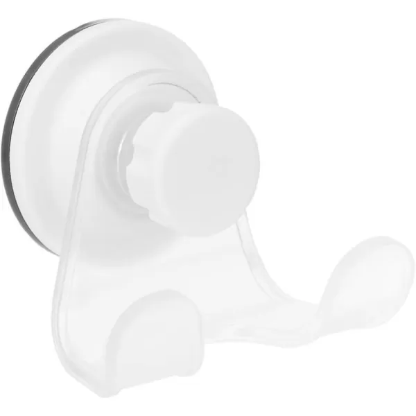Amazon Basics ExtraStrength Suction Corner Shower CaddyDouble Hook