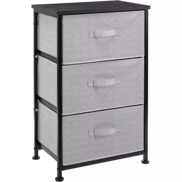 Black Organizer Unit + Grey Drawers