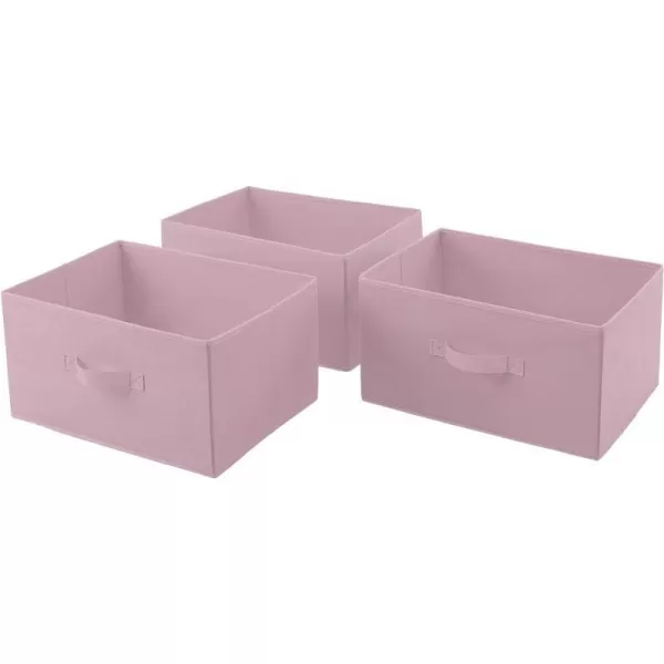 Amazon Basics Fabric 3Drawer Storage Organizer Unit for Closet BlackPale Pink Replacement Drawers