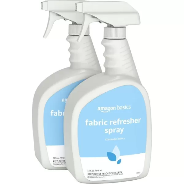 Amazon Basics Fabric Refresher Spray Fresh Scent 32 fl oz Pack of 2Amazon Basics Fabric Refresher Spray Fresh Scent 32 fl oz Pack of 2