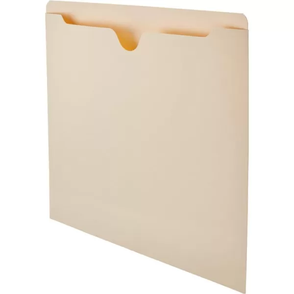 Amazon Basics File Folders Jacket Reinforced StraightCut Tab FlatNo Expansion Letter Size Manila 100Pack  AMZ600FlatNo Expansion 100Pack