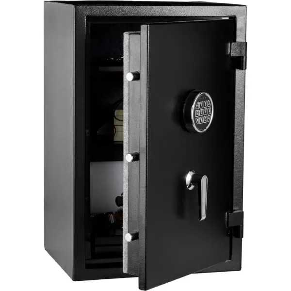 Amazon Basics Fire Resistant Security Safe with Programmable Electronic Keypad 21 Cubic Feet Black 1693W x 1378 Dx 2598H21 Cubic Feet