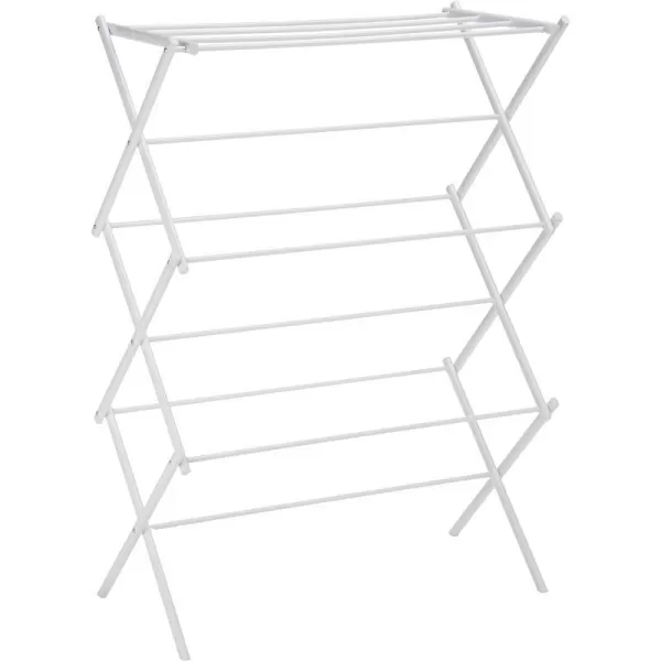 Amazon Basics Foldable Laundry Rack for Air Drying Clothing  418 x 295 x 145 WhiteWhite