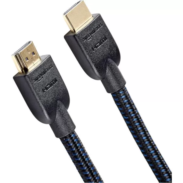 Amazon Basics HDMI Cable 18Gbps HighSpeed 4K60Hz 2160p NylonBraided Cord Ethernet Ready 25 Foot Nylon1Pack 10 Feet