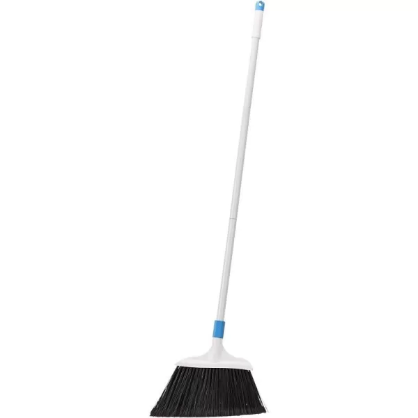 Amazon Basics HeavyDuty Broom Blue and WhiteAmazon Basics HeavyDuty Broom Blue and White
