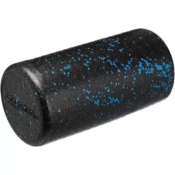 Amazon Basics HighDensity Round Foam Roller for Exercise Massage Muscle RecoveryBlue Speckled 12Inch
