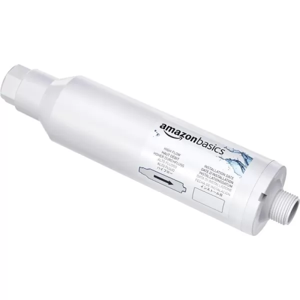 Amazon Basics Inline Water Filter 2 Pack white2 Count Pack of 1