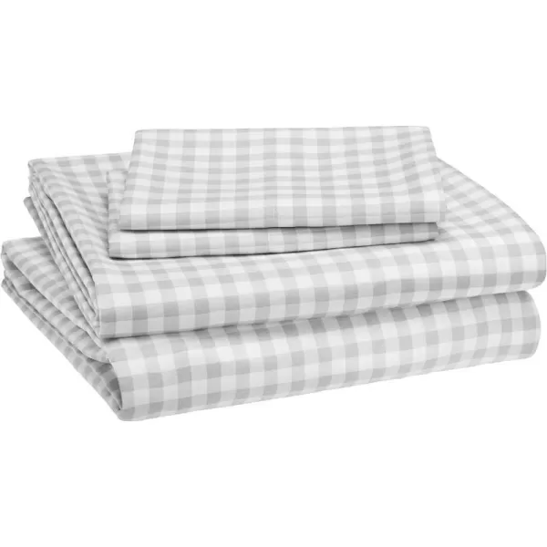 Gingham Plaid Full Sheet Set