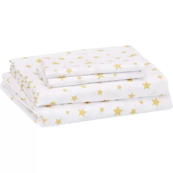 Gold Stars Full Sheet Set