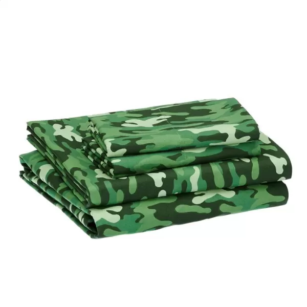 Green Camo Full Sheet Set