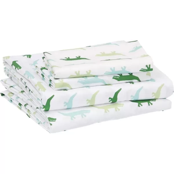 Green Gators Full Sheet Set