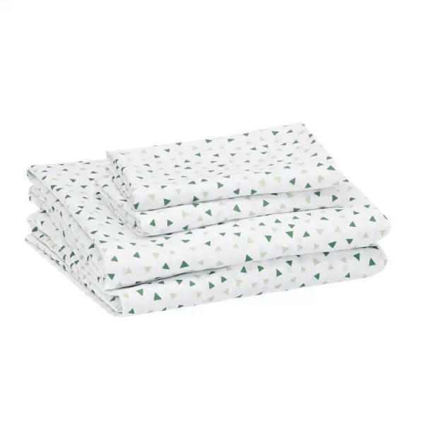 Green Triangles Full Sheet Set