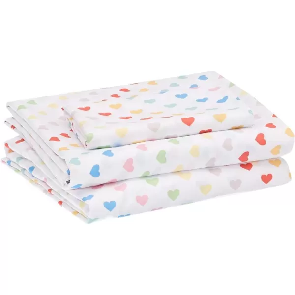 Hearts Twin Sheet Set