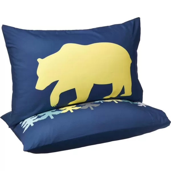 Midnight Blue Bear Standard Pillowcases