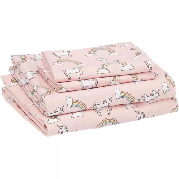 Pink Unicorns Full Sheet Set