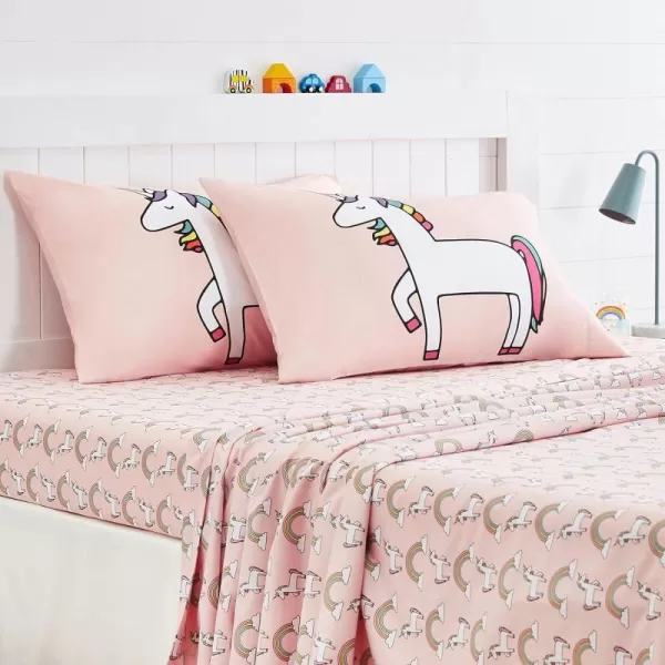 Pink Unicorns Standard Pillowcases