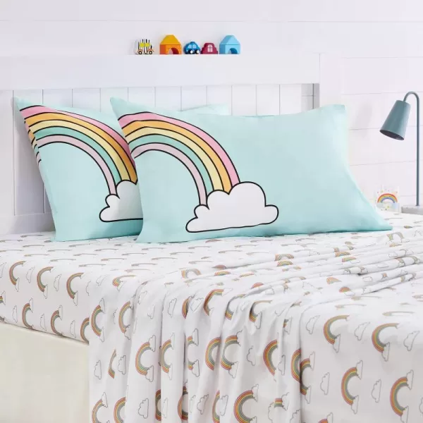 Rainbows & Clouds Standard Pillowcases