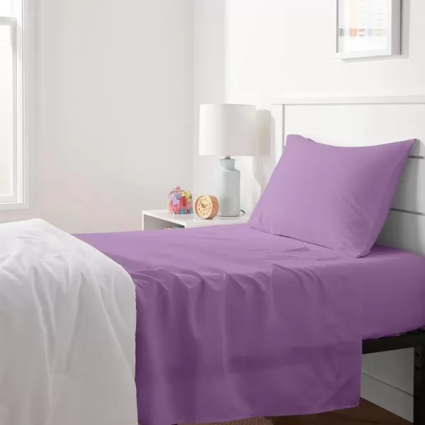 Violet Twin Sheet Set