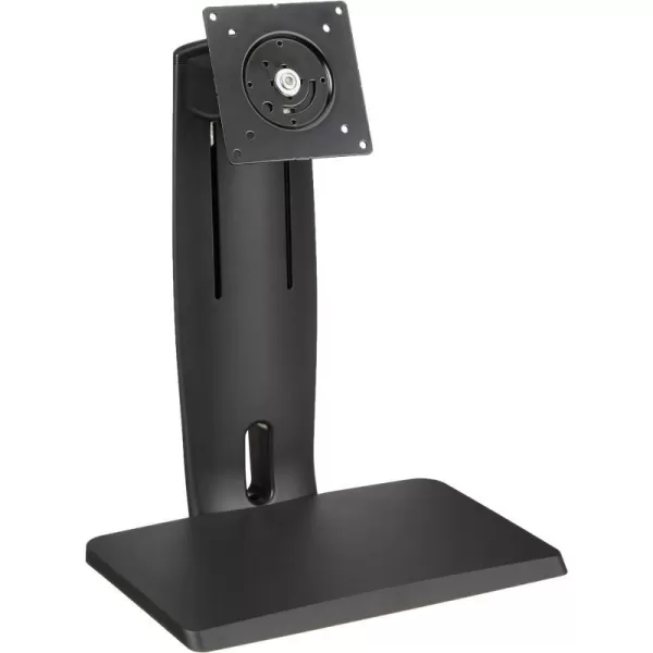 Amazon Basics LCD Computer Monitor FreeStanding Desk Stand Riser Height Adjustable with Tilt Swivel 360 RotationStand Riser