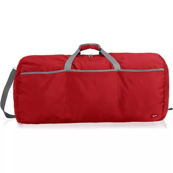 Amazon Basics Large Nylon Duffel BagRed