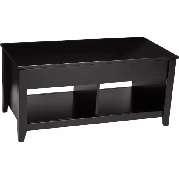 Amazon Basics LiftTop Storage Rectangular Coffee Table Black 40 in x 18 in x 19 inBlack