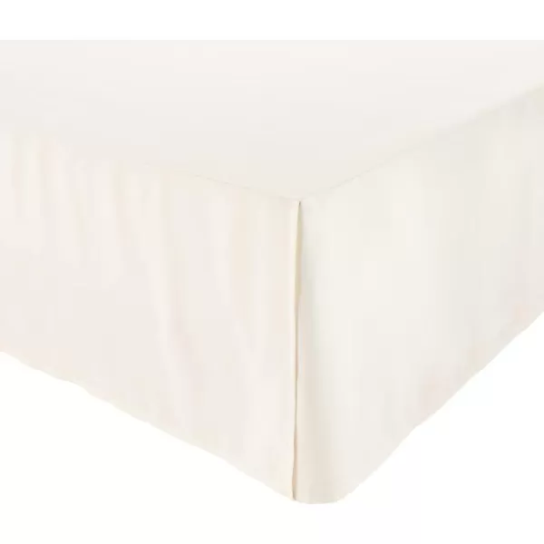 Amazon Basics Lightweight Pleated Bed Skirt Queen Dark GreyKing Off White