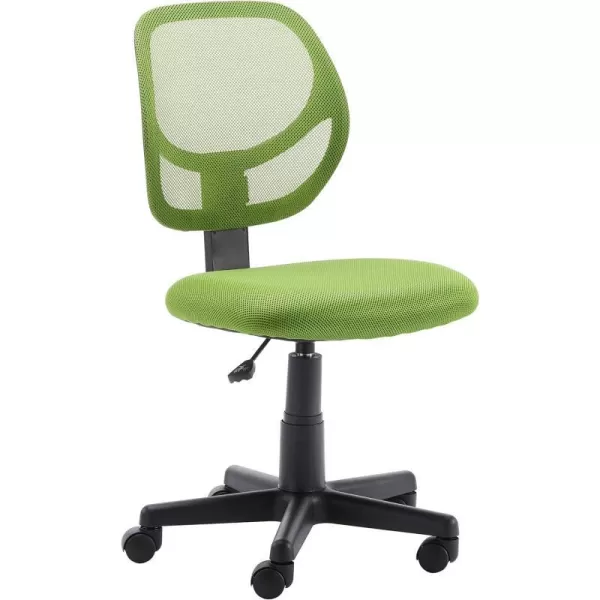 Amazon Basics LowBack Computer Task Office Desk Chair with Swivel Casters 2125D x 225W x 38H BlueGreen