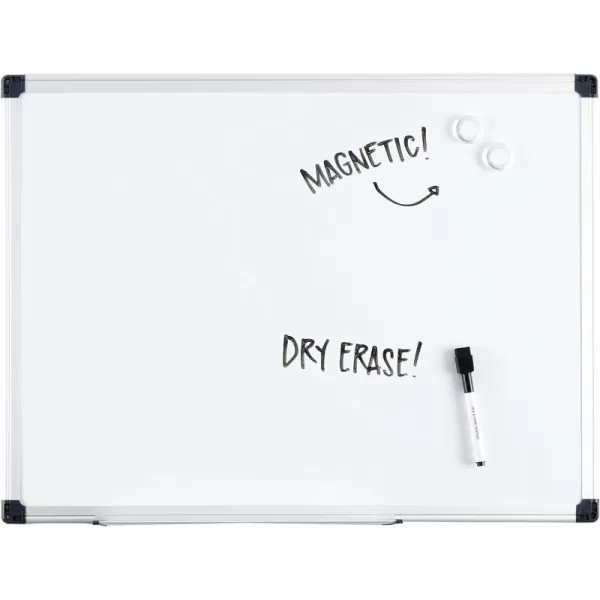 Amazon Basics Magnetic Dry Erase White Board 36 x 24Inch Aluminum Frame SilverWhite18x24 Magnetic Aluminum Frame