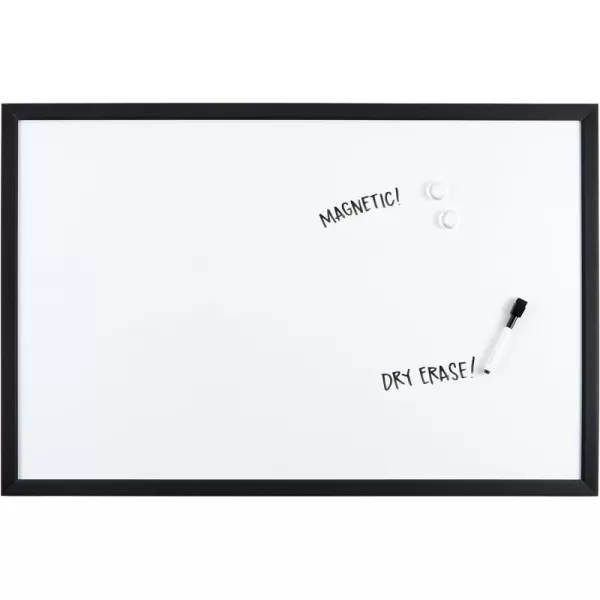 Amazon Basics Magnetic Dry Erase White Board 36 x 24Inch Aluminum Frame SilverWhite23x35 Magnetic Wood Frame
