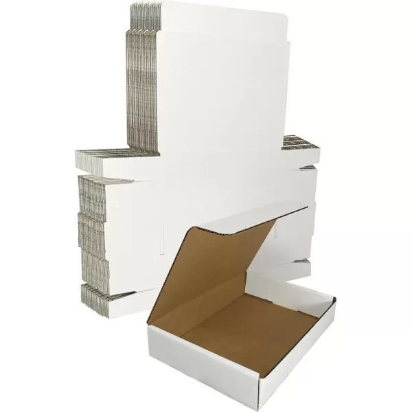 Amazon Basics Mailer Shipping Box  9x65x175 inch White 50 Pack9 x 65 x 175